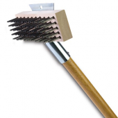 Grill/Broiler Brush with 2&#039; Handle, Heavy Duty