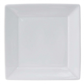 Tuxton - Santorini Square Plate, 10.125&quot; Porcelain White, 12 count