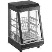 Advantco - Self/Full Service Heated Display with Hinged Doors and 3 Shelves, 15x17.75x25.88, 120 V,