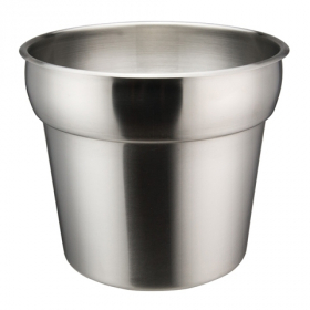 Winco - Prime 7 Quart Inset Pan, Stainless Steel