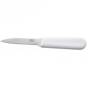 Winco - Paring Knife, 3&quot; with White PP Plastic Handle