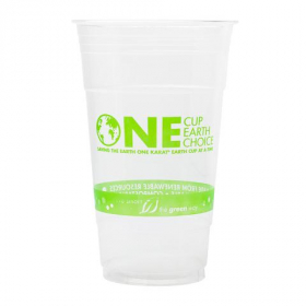 Karat Earth - PLA Cold Cup, 24 oz One Earth Print