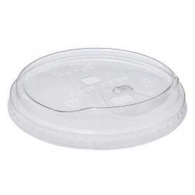 Karat - Cold Cup Strawless Sipper Lid, Fits 12-24 oz Cup, Clear PET Plastic, 1000 count