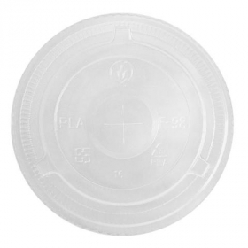 Karat Earth - Eco-Friendly Flat Lid, 12-24 oz PLA Plastic