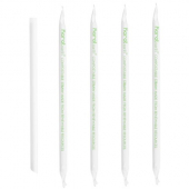 Karat Earth - Wrapped Straw, 9" Colossal White PLA, 1600 count