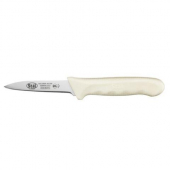 Winco - St&auml;l Paring Knife, 3.25&quot; German Steel with White Handle