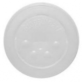 Solo - Lid, Clear Poly Cold Drink Lid with Straw Slot, Fits 12-22 oz, 2000 count (L16BL-0100)