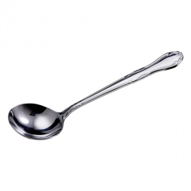 Winco - Gravy &amp; Soup Ladle, 1 oz Stainless Steel, each