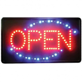 Winco - LED &quot;Open&quot; Sign, 22x1.5x13