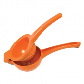 Winco - Citrus Squeezer, 3.5&quot; Diameter, 9.125 Length Aluminum with Orange Enamel Coating