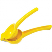 Winco - Citrus Squeezer, 3&quot; Diameter, 8.75&quot; Length Aluminum with Yellow Enamel Coating