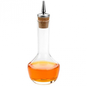 Barfly - Bitters Bottle, 3 oz Stainless Steel with Cork Top, each