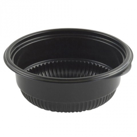 Anchor - Incredi-Bowl, 5&quot; Round 8 oz Black Polypropylene