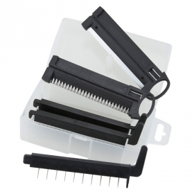 Winco - Mandoline Replacement Blade Set, 5 Interchangeable Stainless Steel Blades