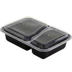 Tripak - Food Container Combo, 30 oz Rectangular with 2