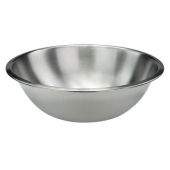 Winco - Mixing Bowl, 3 Quart Heavy-Duty Stainless Steel, Shallow