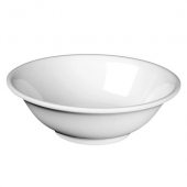 Bowl, 22 oz Rimless Melamine White