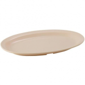 Winco - Platter, 13x8.5 Oval Melamine Tan