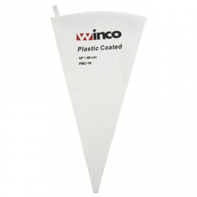 Winco - Piping/Pastry Bags, 18&quot; Cotton with Plastic Coating, Reusable
