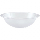 Winco - Pebbled Salad Bowl, 6.75&quot; Clear PC Plastic