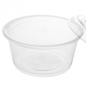 Primo - Portion Cup, 1 oz Squat Clear, 2500 count