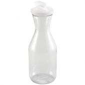 Winco - Decanter with Flip Top Lid, 1 Qt PC Plastic