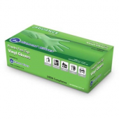 Vinyl Gloves, Powder Free, Large Clear, 10/100