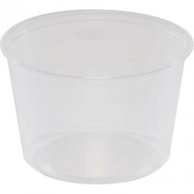 Fabri-Kal - Deli Container, 16 oz Clear PP Plastic, 500 count