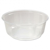 Fabri-Kal - Deli Container, 8 oz Clear PP Plastic, 500 count