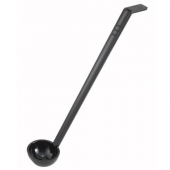 Winco - Ladle, .75 oz Black Polycarbonate, 8.5&quot;