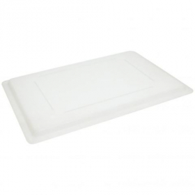 Food Box Lid, Full Size 18x26 White PP, each