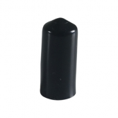 Liquid Pourer Dust Cap, 1&quot; Black Plastic