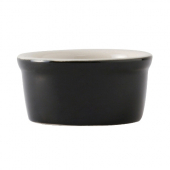 Tuxton - DuraTux Ramekin, 3.5 oz Black/Eggshell