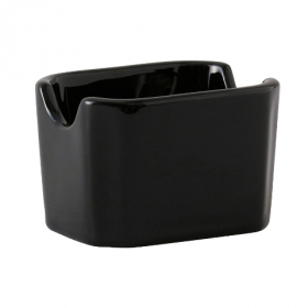 Tuxton - DuraTux Sugar Packet Holder, 3.5x2.875x2.375 Black