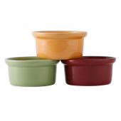 Tuxton - DuraTux Casserole Dish, 7.5 oz Assorted Color (Butterscotch, Pistachio, Cranberry)