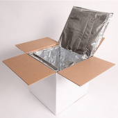 PopupLiner Insulated Box Liner, 12.5x12.5x9 1&quot; Foam,  2-Piece, each