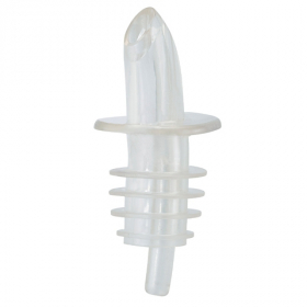 Winco - Free Flow Pourer, Clear Plastic