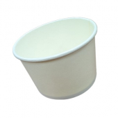 Primo - Hot/Cold Paper Food Container, 8 oz White Heavy Duty, 1000 count