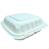 Primo - Hinged Container, 9&quot; MFPP with 1 Compartment, 150 count