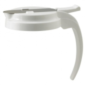 Winco - Syrup Dispenser Lid, White Plastic, Fits 32-48 oz Dispenser, each