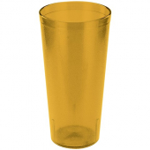 Winco - Pebbled Tumbler, 24 oz Amber, 12 count