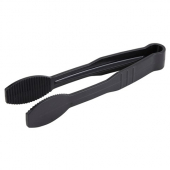 Winco - Tongs, 6&quot; Black Flat Polycarbonate Plastic