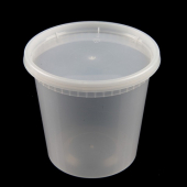 EarthPack - Deli Container Combo, 24 oz Clear Plastic