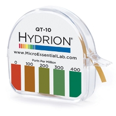 Hydrion Sanitizer (Quat) Test Paper Roll