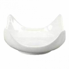 Vertex China - Rubicon Coupe Square Tasting Dish, 6&quot; White, 24 count