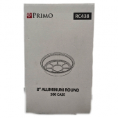 Primo - Aluminum Container, 8&quot; Round, 500 count