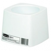 Rubbermaid - Toilet Brush Holder, 5&quot; White Plastic