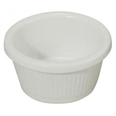 Winco - Fluted Ramekin, 2 oz White Melamine