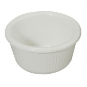 Winco - Fluted Ramekin, 3 oz White Melamine