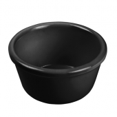 Winco - Plain Ramekin, 2 oz Black Melamine